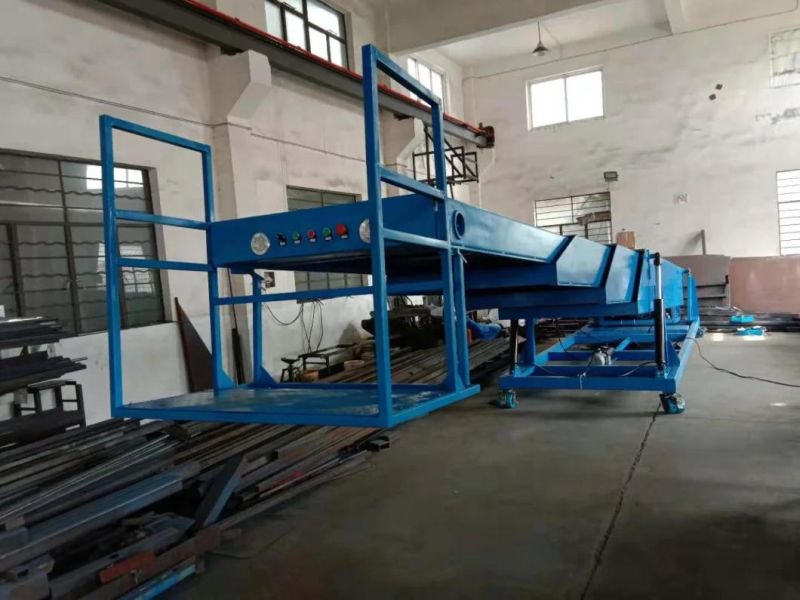 Section 4 Telescopic Belt Conveyor with The Platform