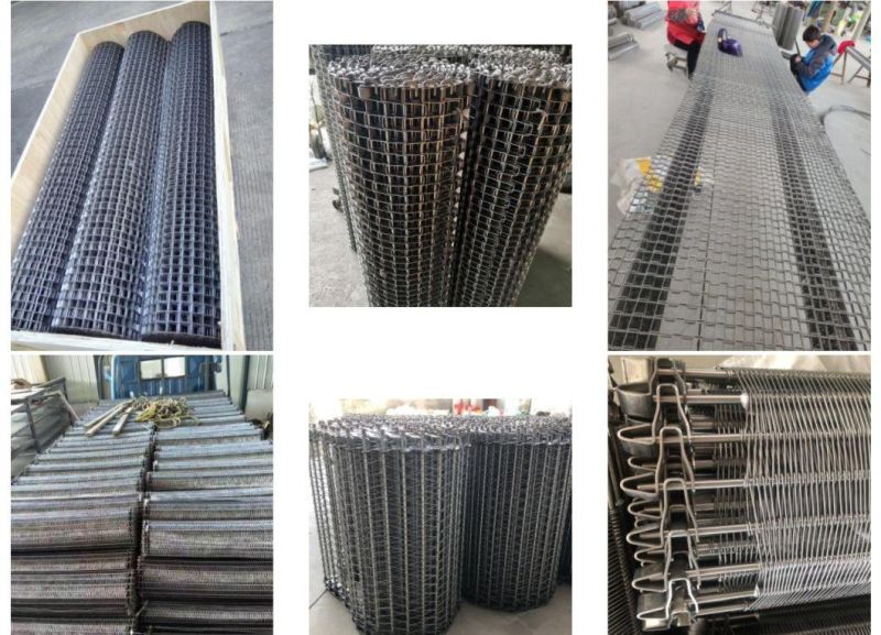 Decorative Spiral Weave Mesh Conveyor Belt Metal Mesh