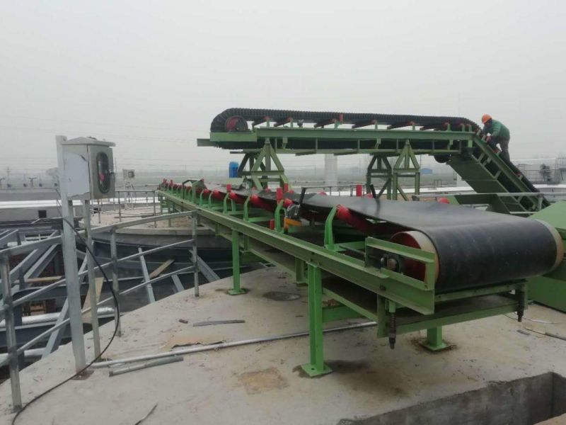 Durable Carbon Steel Inclined Belt Conveyor for Mining Industry