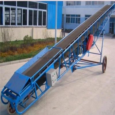 Mobile Belt Conveyor for Conveying Rice Bags From Truck Loading