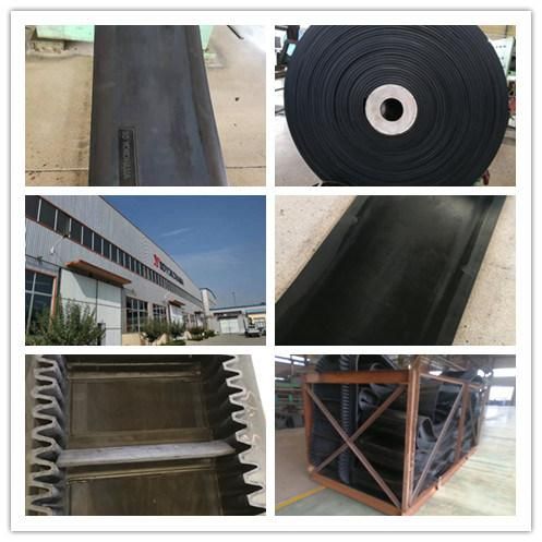 Corrugated Rubber Conveyor Belt for Mining