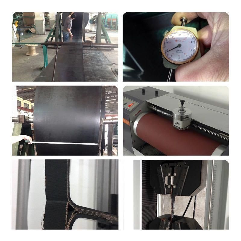 Fire Resistant Ep Rubber Conveyor Belt for Coal Power Plant