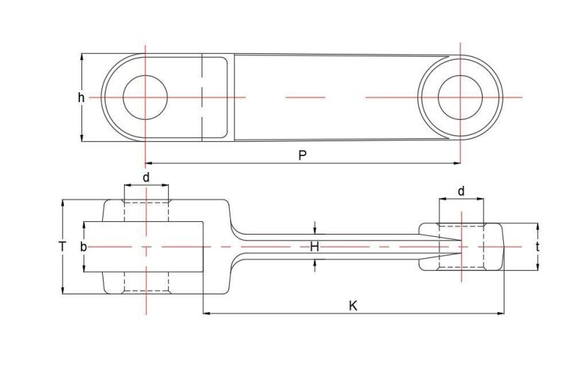 Steel Drop Forged Chain for Scraper Conveyor with Custom Service