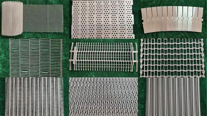 Light Duty Transport Plastic Slat 880 Series Ss Wire Mesh Modular Conveyor Belt for Barley Malt Conveyor