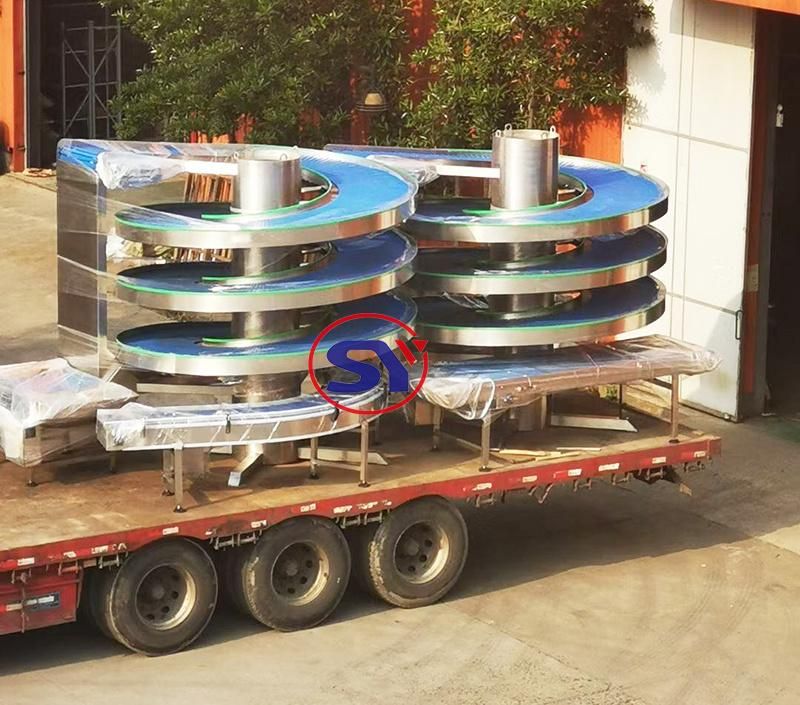 Mass Flow Spiral Conveyor for Multilevel Building