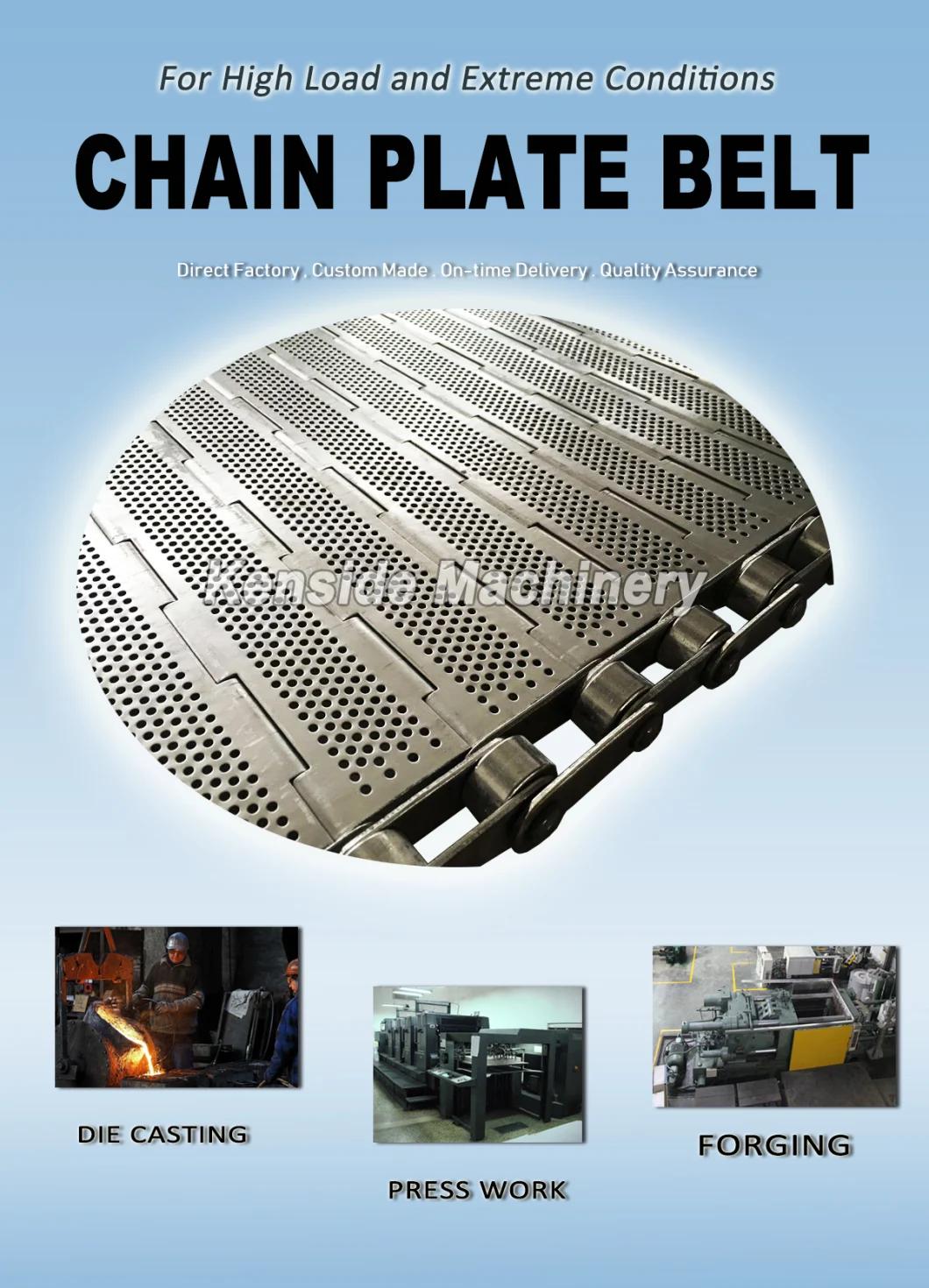 Carbon Steel Stainless Steel Conveyor Slat Belt