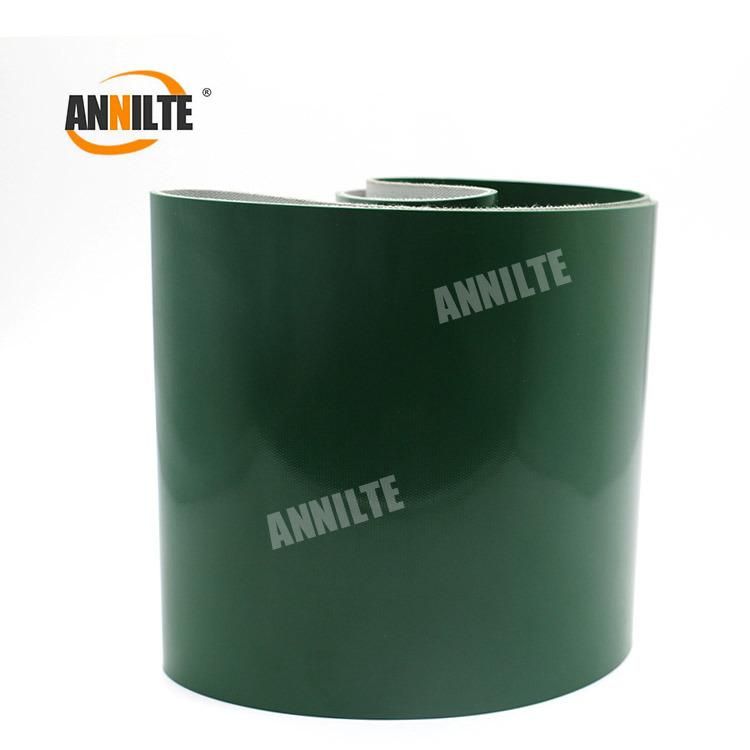 Annilte Factory Customization PVC Green Flat Belt Conveyor