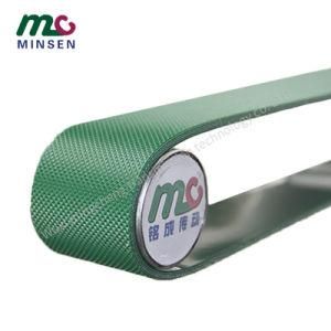 Factory Green PVC Pattern Conveyor Belt Non-Slip Surface Diamond Pattern Conveyor Belt Assembly Line Conveyor Belt Customization