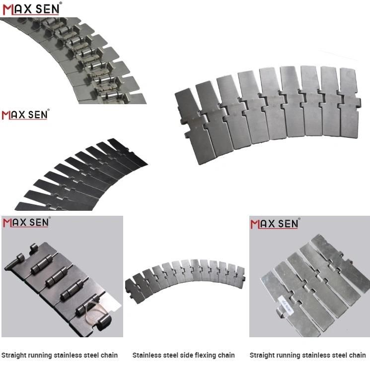 Ss812 Stainless Steel Flat Top Chain for Conveyor