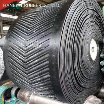 Ep Anti-Skid Rubber Pattern Conveyor Belt V Chevron Belting