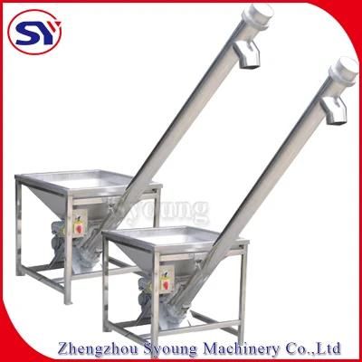 Automatic Steel Screw Feeding Conveyor for Chemical and Cosmetic Powder Transporting