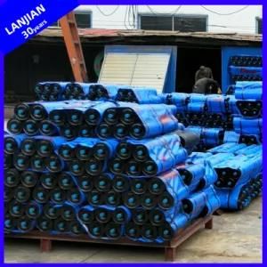 Customized Belt Conveyor Shock Absorb Rubber Impact Carrier Rollers