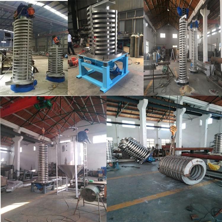 Simple Structure Bulk Material Conveying Vertical spiral Vibration Conveyor