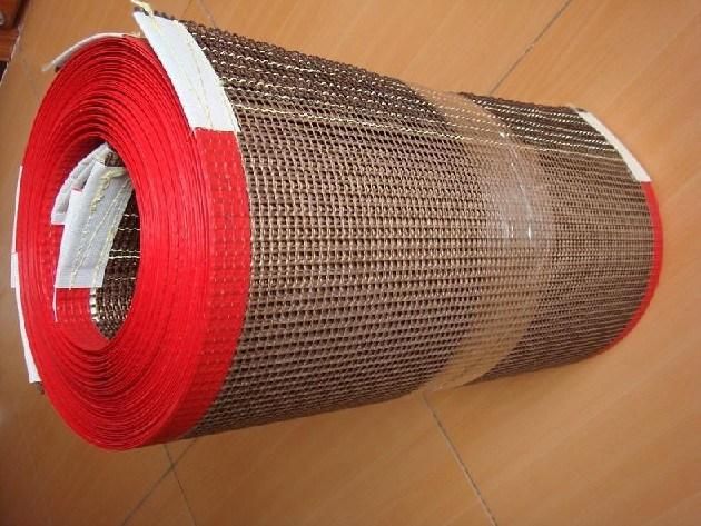 Heat Resistant Non Stick PTFE Coated Fibegrlass Mesh Conveyor Belt