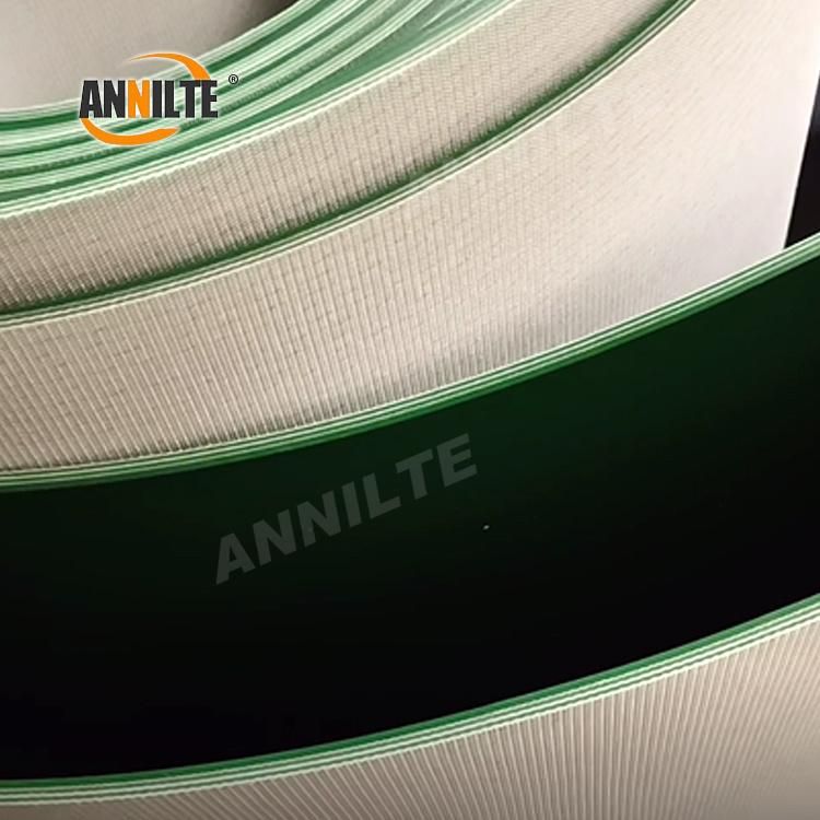Annilte Factory Customization PVC Green Flat Belt Conveyor