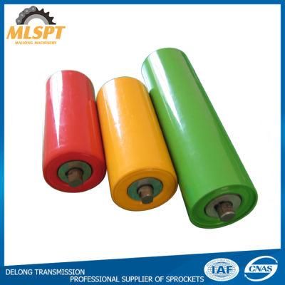 China Manufacture Supply Directly Conveyor Carrier Idler Rubber Roller