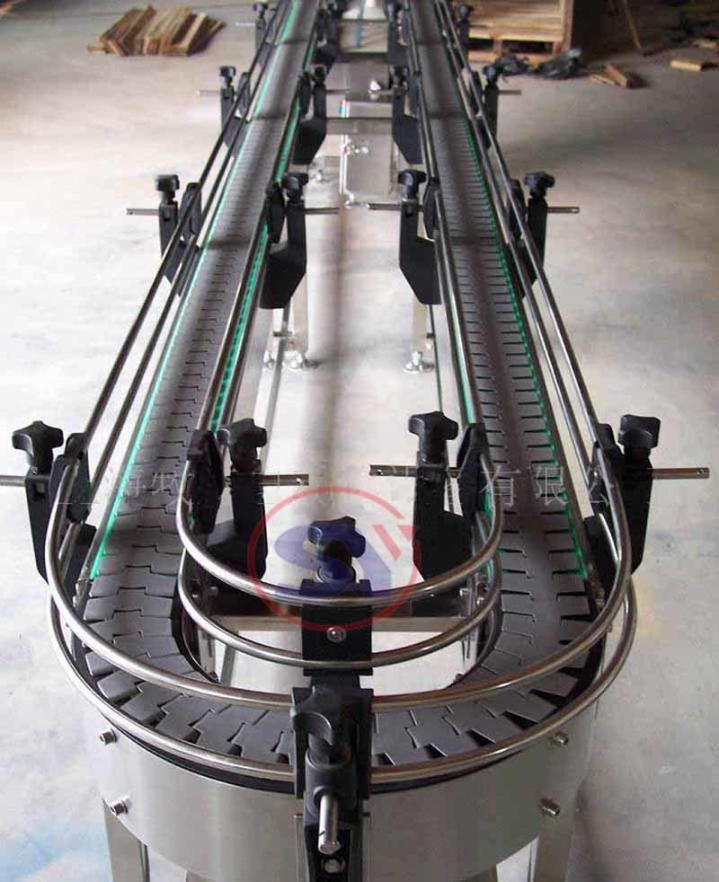 Customized Automatic Turning Chain Slat Plate Conveyor Belt