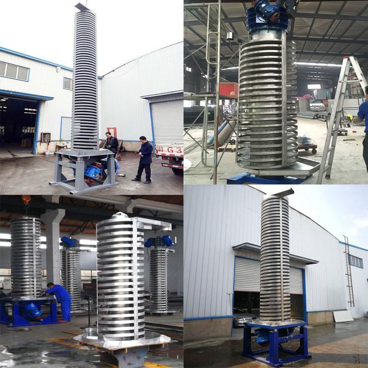 Vibrating Spiral Vertical Elevator for Granular Material