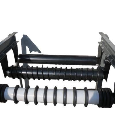 Cheap Durable Less Deviation Return Comb Roller Idler for Belting Conveyor with Rubber Ring