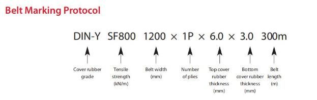 Abrasion Resistant Transport Ep300 Conveyor Belting Rubber Conveyor Belt for Heavy Rock