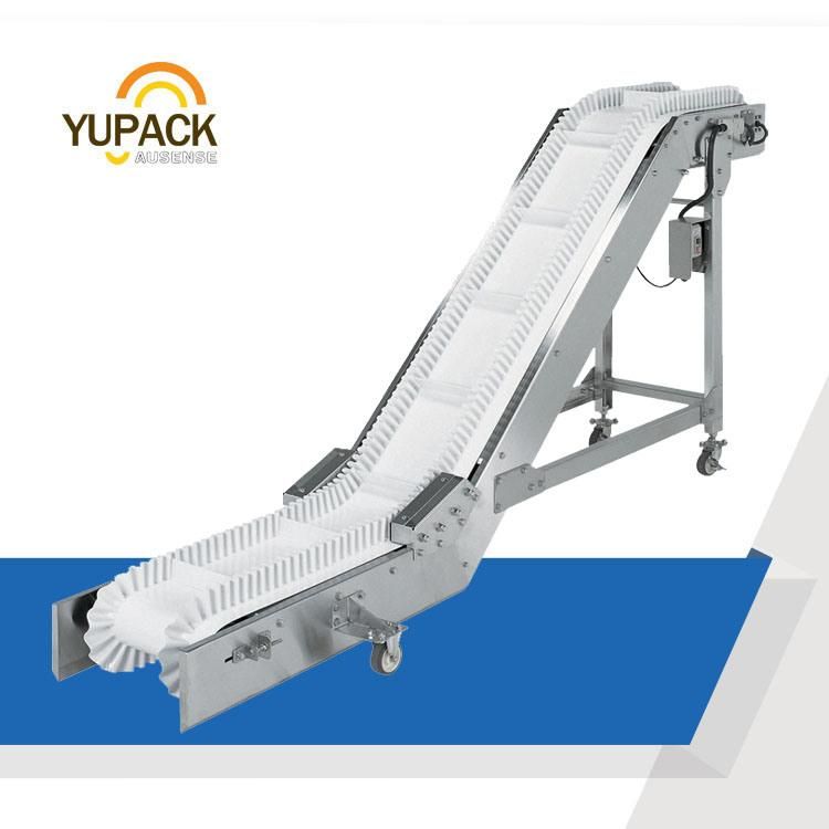 Multifunction Aluminium/Stainless Steel Framed Sidewall Incline/Inclined /Elevating/Elevator Belt Conveyor System