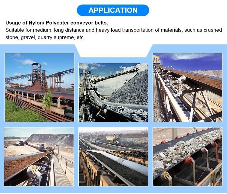 China Professional Manufacturer Mine, Sand, Stone Plant (EP) Conveyor Belt