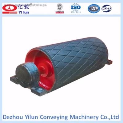 Manufacturer Rubber Coated Conveyor Rollers Drive Pulley with Best Quality