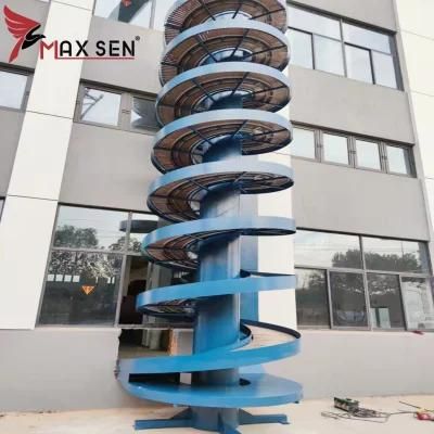 Maxsen China Factory Supply Spiral Conveyor for Carton Boxes Delivery Logistics Warehouse Automation Conveyor System Support