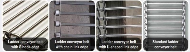 Flat Flex Enrober 304 Stainless Steel Conveyor Belt
