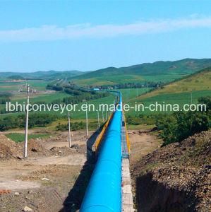 High Quality Pipe Rubber Belt Conveyor for Material Handling