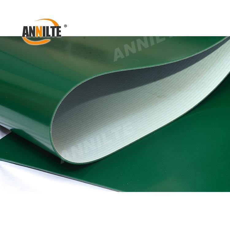 Annilte Factory Customization PVC Green Flat Belt Conveyor System Design Conveyor Belt