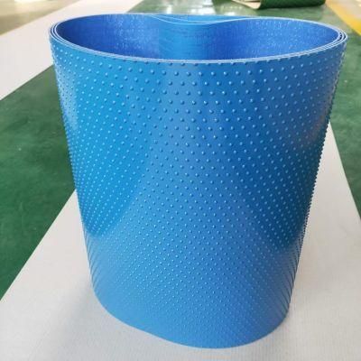 Anti-Slip Dotted PU Fruit Industry Conveyor Belts for Transporting