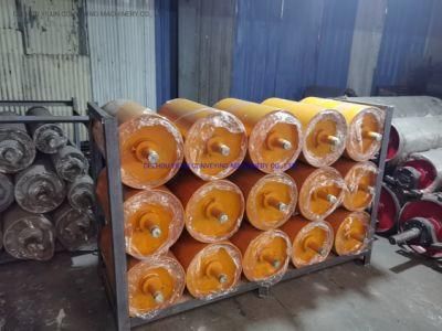 Mining Rubber Lagging Belt Conveyor Head Pulley 1200mm Cheap Price