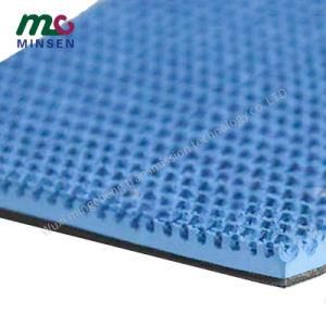 Factory High Quality Custom Non-Slip Blue Wave Grass PVC Conveyor Belts for Sale