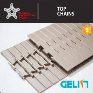 821-K750 Straight Run Double Hinge Plastic Tabletop Hinged Chain for Conveyor
