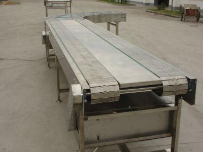 Competitive Price Conveyor for Plastic Filled Bottles/ Filled Bottleschain-Plate Conveyor Belt