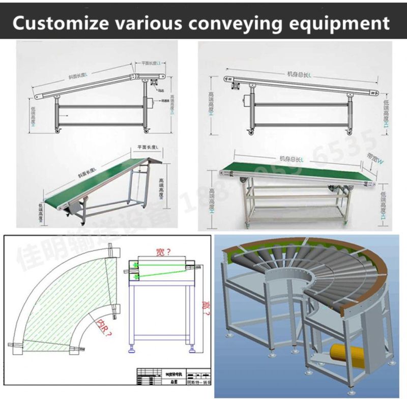 Factory Price Small Slope Belt Conveyor Production Line