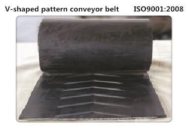 V-Patterned Rubber Conveyor Belt