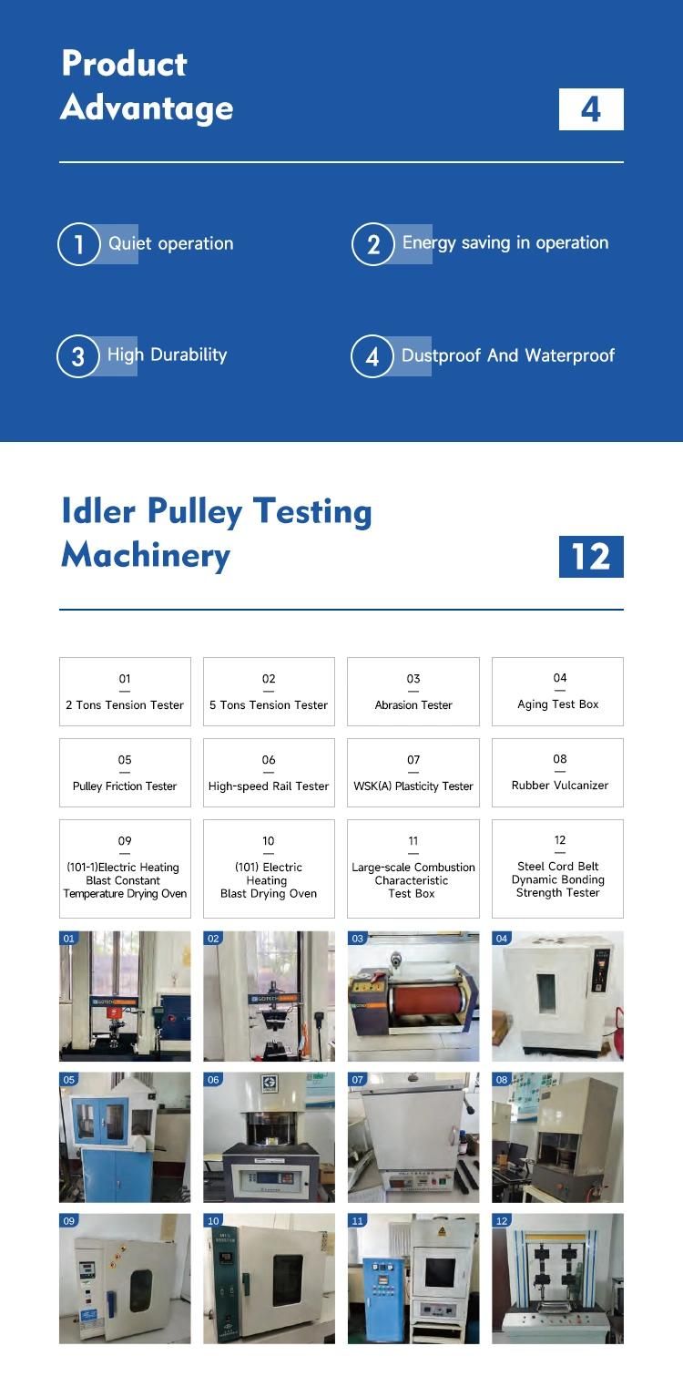 High Durability Quiet Operation Belt Conveyor Spring Impact Idler