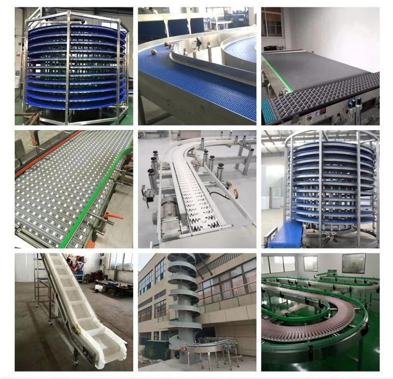 Curved Conveyor High Strength Powerful Belt Curved Modular Conveyor for Logistics