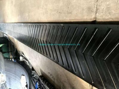 Xe Reinforced Rubber Conveyor Belting with Special Chevron for Cement