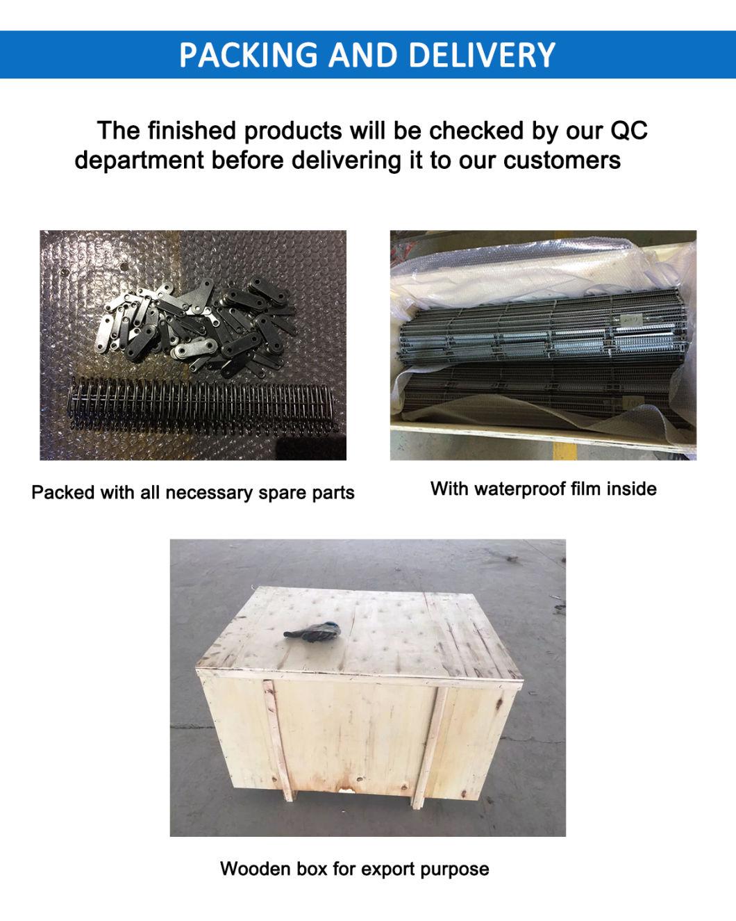 Eye Link Belt for Metal Heat Treatment Furnace