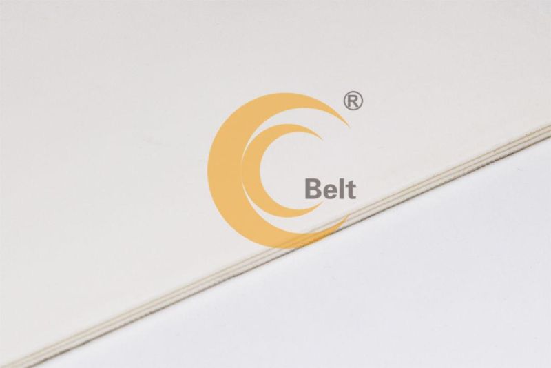 5mm white 3 plies white FDA conveyor belts for food industries industrial belts