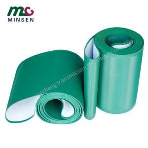 Green PVC/PU/Pvk Light Duty Industrial Conveyor/Transmission Belting/Belt with Wrapped Edges