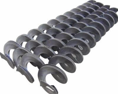 Continuous Equal Thickness Carbon Steel Pellet Stove Screw Flight