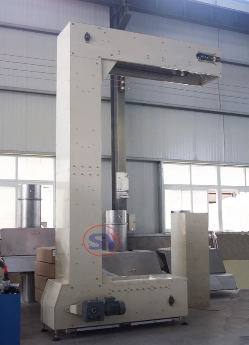 Heavy Load Capacity 3-5t/H Vertical V-Bucket Conveyor for Wheat Soybean