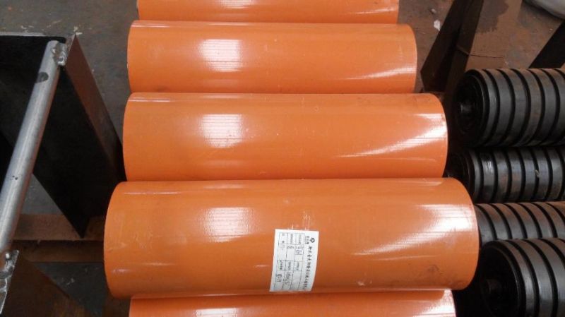 Electrostatic Spraying Painting Dia 89X240mm Steel Conveyor Roller for Coal Industry