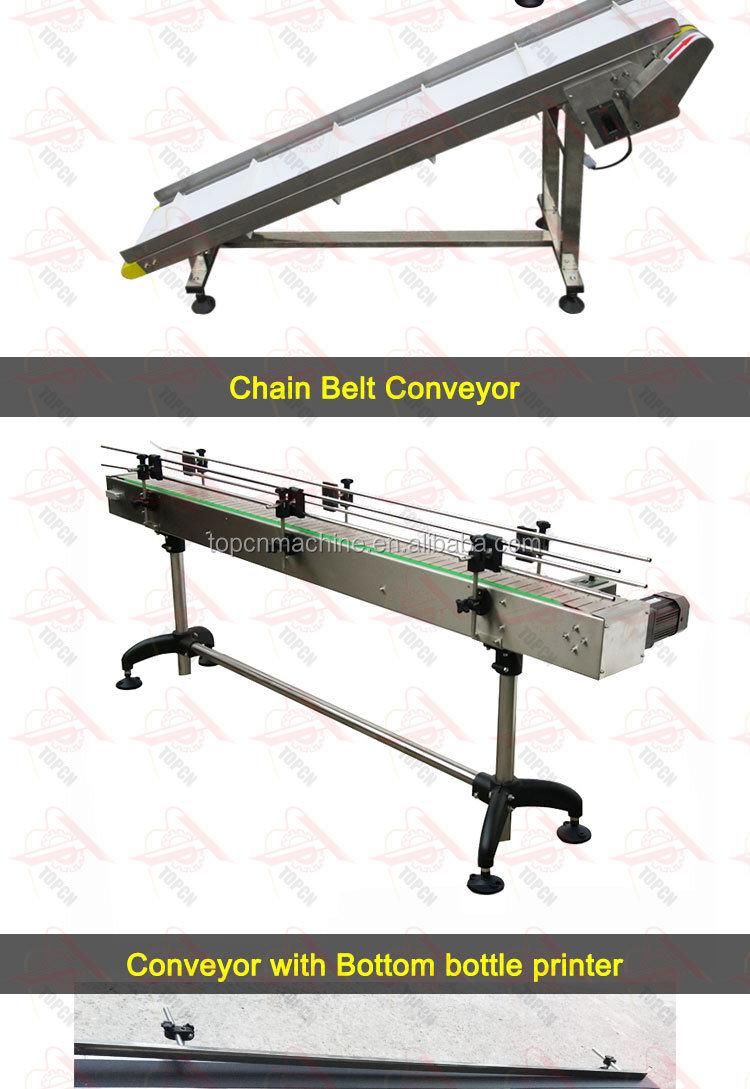 Food Grade 180 90 Degree Curve Low Price Belt Slat Plastic Chain Conveyor