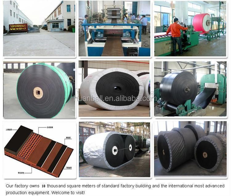 DIN-K Steel Cord Conveyor Belt Anti Tear Rubber Conveyor Belt