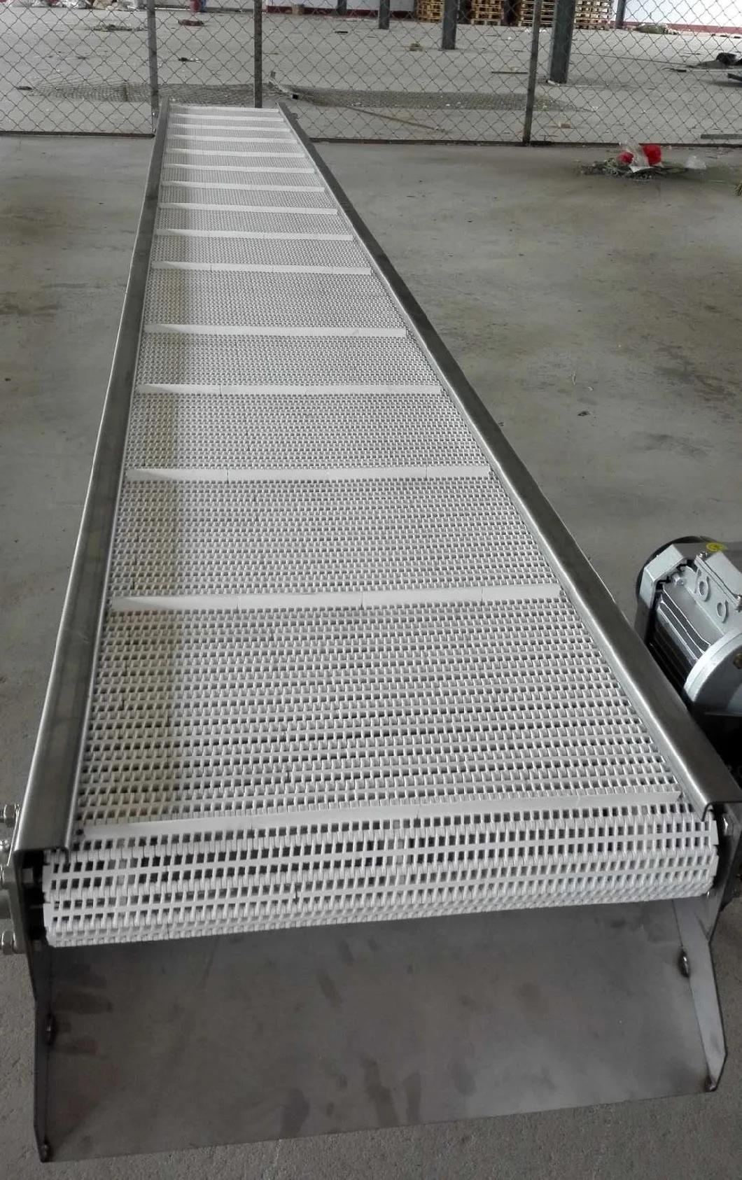 Easy-to-Clean Plastic Conveyor Belts with 27.2mm Pitch